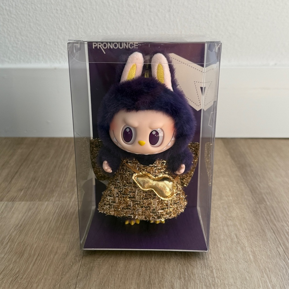 POP MART LABUBU × PRONOUNCE Wings of Fortune Vinyl Plush Hanging Card